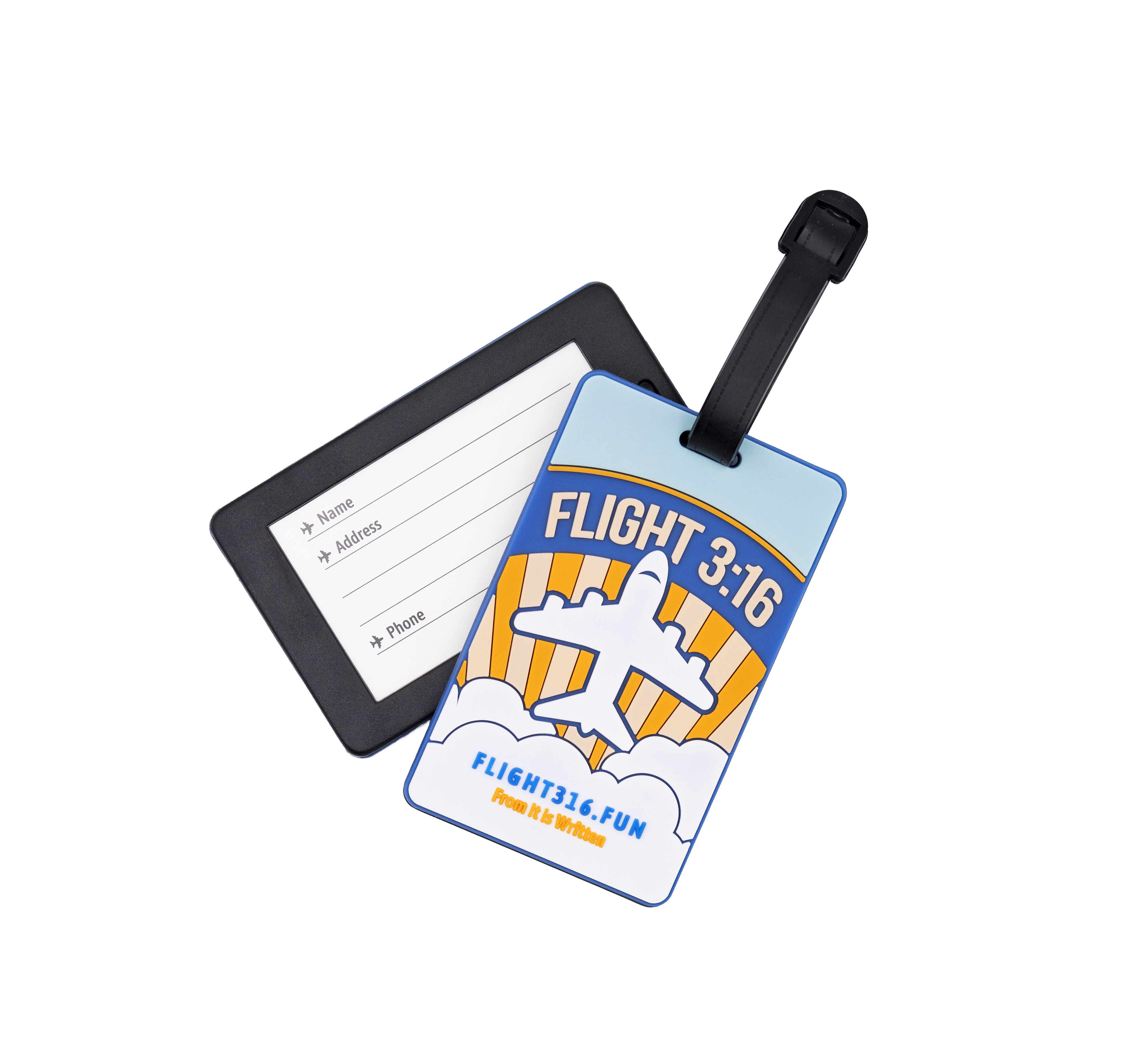 Flight 3:16 Luggage Tag
