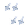 Directional Top Style Glass Carb Cap. Translucent. Fits 25mm & similar  flat top Quartz Bangers
