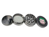GRINDER - GREEN MONKEY - 50MM GUN METAL/BLACK 4 PIECE