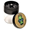 JAR - DISPLAY OF 15 - GRINDER + GLASS JAR COMBO - SPACE KING