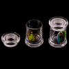 BIG GLASS JAR WITH PRINT