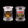 BIG GLASS JAR WITH PRINT