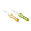 FUMED GLASS DONUT HONEY STRAW NECTAR COLLECTOR - 14MM QUARTZ TIP