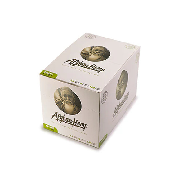 Afghan Hemp Natural Unrefined Rolling Papers with Cones
