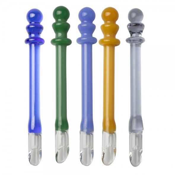 4.5" DIAMOND SCOOP GLASS DAB TOOL & CAP COMBO - CA10