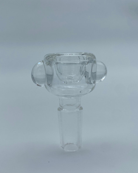 GLASS BOWL - CC60 - DOT - CLEAR [14MM]