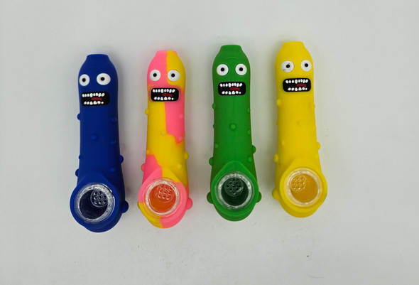 SILICONE - PICKLE HAND PIPE