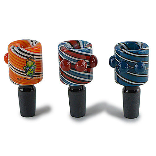 SPACE KING - PAINT DRIP - 14MM BOWL DISPLAY - 12PC IN DISPLAY