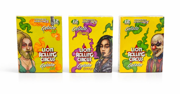 LION ROLLING CIRCUS - TERPENES HEMP CONES - 12PACK