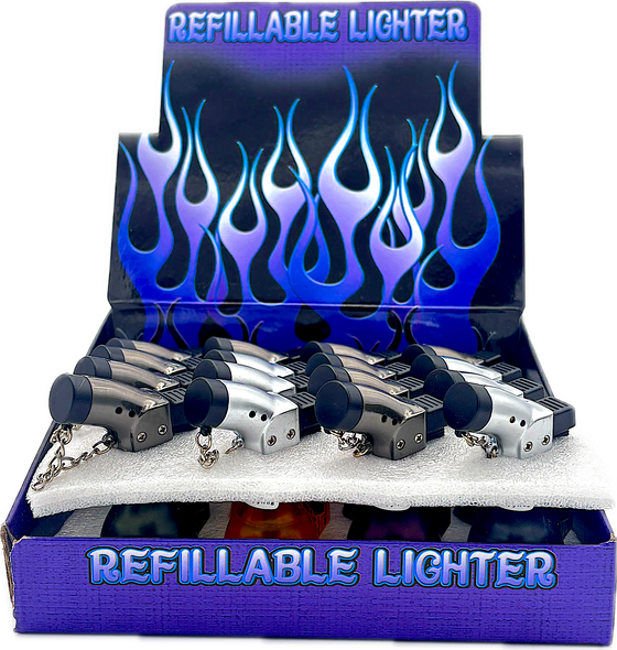 REFILLABLE LIGHTER - CHILD RESISTANT - POCKET ROCKET - 26394 - 16PACK