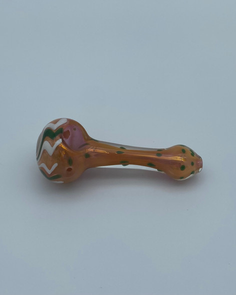 HAND PIPE - CS111-5 - WIG WAG GOLD FUMING