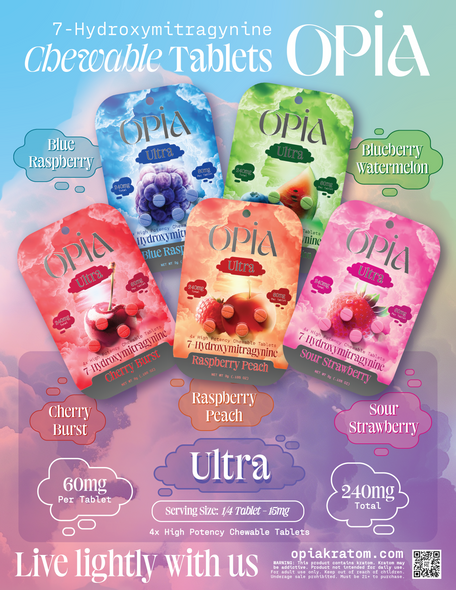 OPIA ULTRA - 60MG PER TABLET - 4CT PER PACK - 10 PACKS IN DISPLAY OPIA ULTRA - 60MG PER TABLET - 4CT PER PACK - 10 PACKS IN DISPLAY