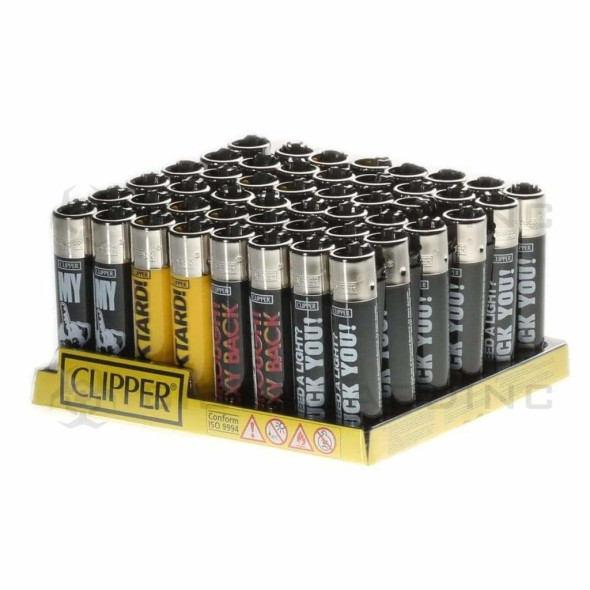 CLIPPER - LIGHTER DISPLAY - CLASSIC LARGE - (48 + 5CT) - BAD WORDS CLIPPER - LIGHTER DISPLAY - CLASSIC LARGE - (48 + 5CT) - BAD WORDS