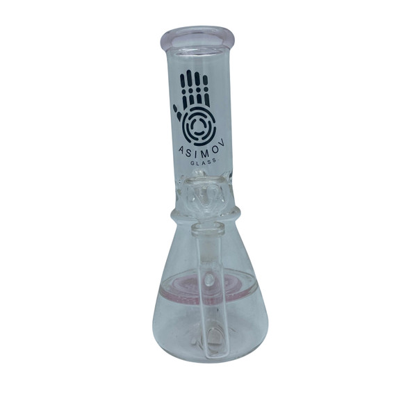 MWP-1520 - ASIMOV HONEYCOMB CLEAR BEAKER WATER PIPE [10'']