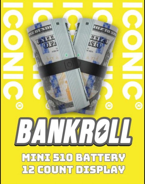 ICONIC - BANKROLL - DISPLAY OF 12 ICONIC - BANKROLL - DISPLAY OF 12