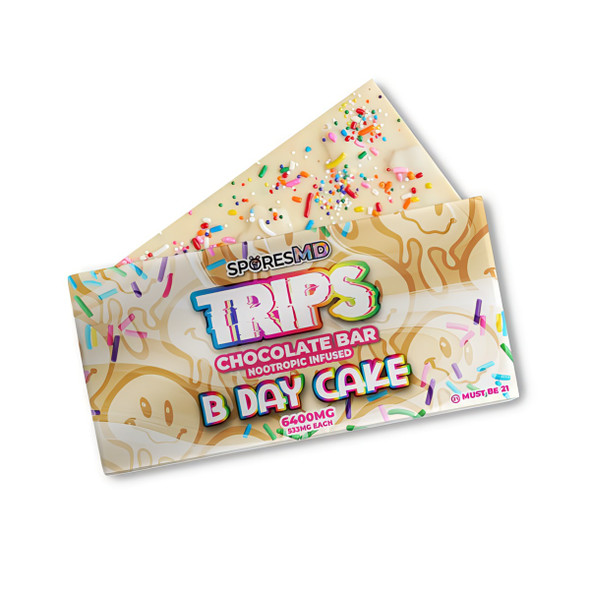 SPORESMD TRIPS CHOCOLATE BAR NOOTROPIC INFUSED - 6400MG - 1 PC