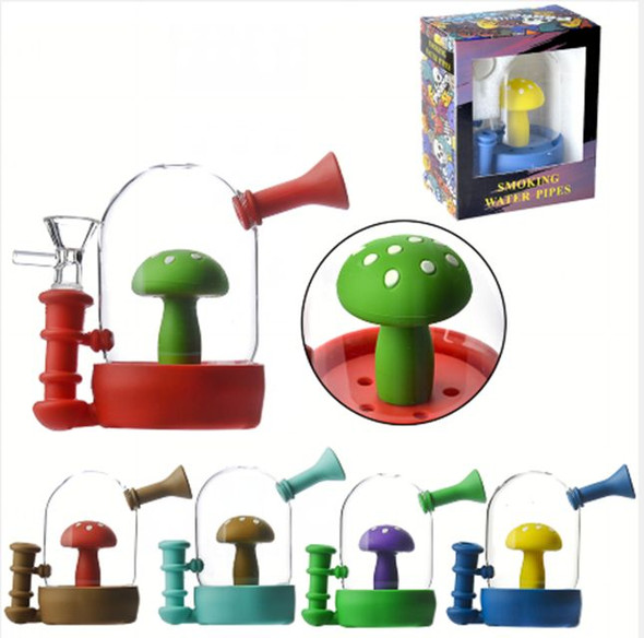 SILICONE MUSHROOM WATER PIPE