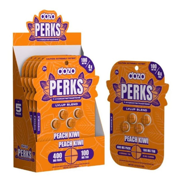 DOZO PERKS - 400MG 4CT - 5PACK