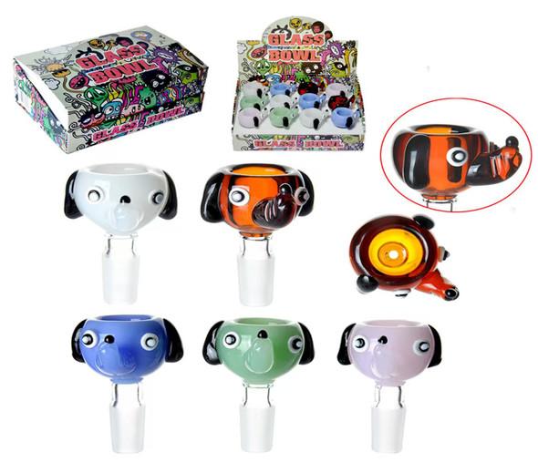 GLASS BOWL - DOG [14MM] [12PCS IN DISPLAY]