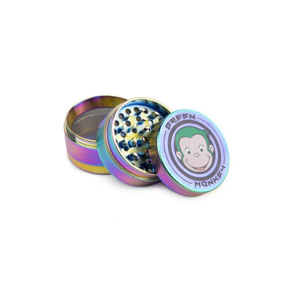 GRINDER - GREEN MONKEY - 50MM RAINBOW