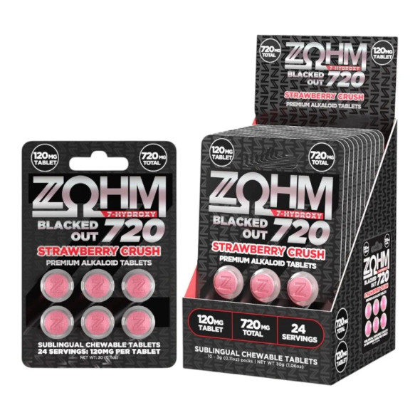 ZOHM BLACKED OUT - 120MG TABLETS [720MG/PACK]
