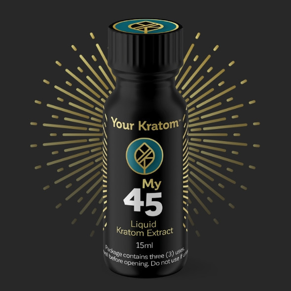 YOUR KRATOM - MY 45 LIQUID KRATOM EXTRACT - 15ML 12CT