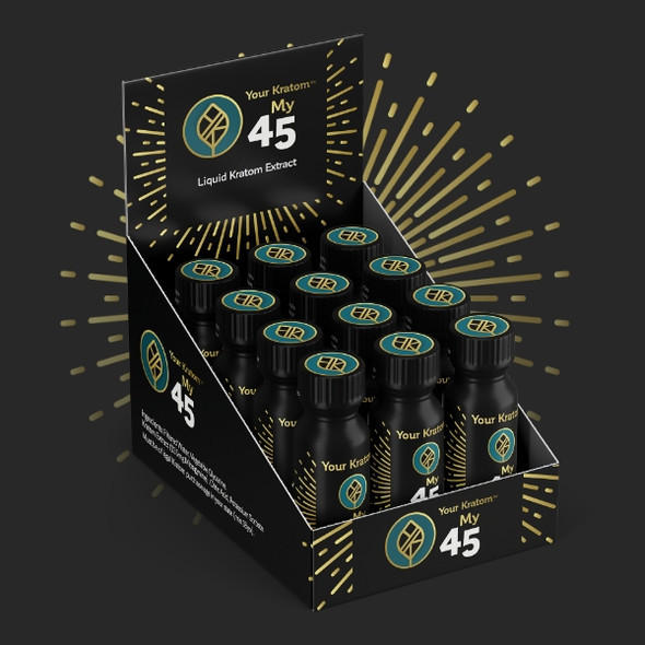 YOUR KRATOM - MY 45 LIQUID KRATOM EXTRACT - 15ML 12CT
