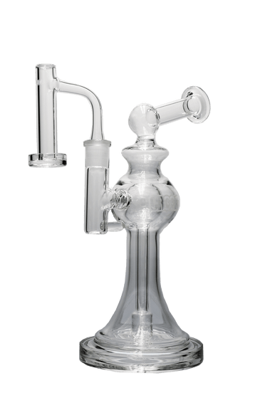 10" CROOKS CLEAR EDITION CURVE MINI WATER PIPE