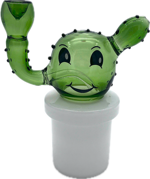 7" FRIENDLY CACTUS MINI BUBBLER WATER PIPE