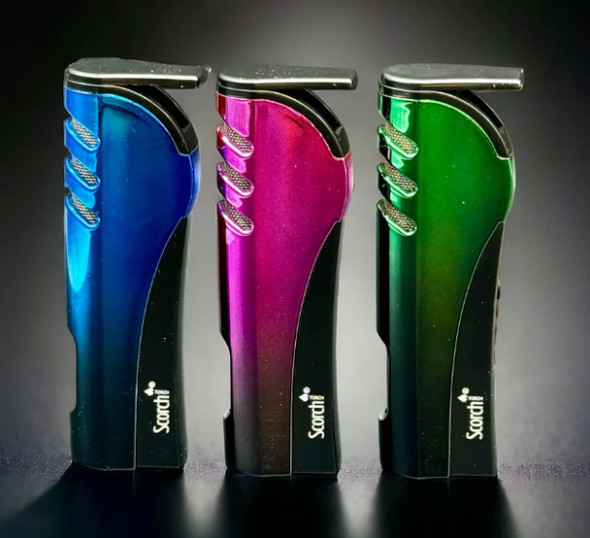 SCORCH TORCH - DISPLAY OF 12 - 61773 - SLIM PULL DOWN LEVER OMBRE COLORS