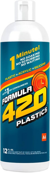 TRUSTED- FORMULA 420 PLASTICS/SILICONE [A4] CLEANER - 12OZ