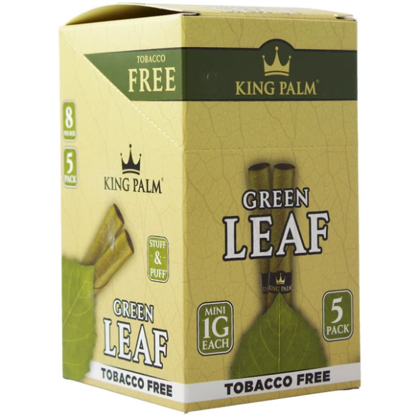 KING PALM - GREEN LEAF MINI ROLLS - 5PK 8CT