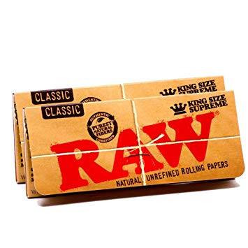 RAW - CLASSIC - KING SIZE SUPREME - 24 PER BOX