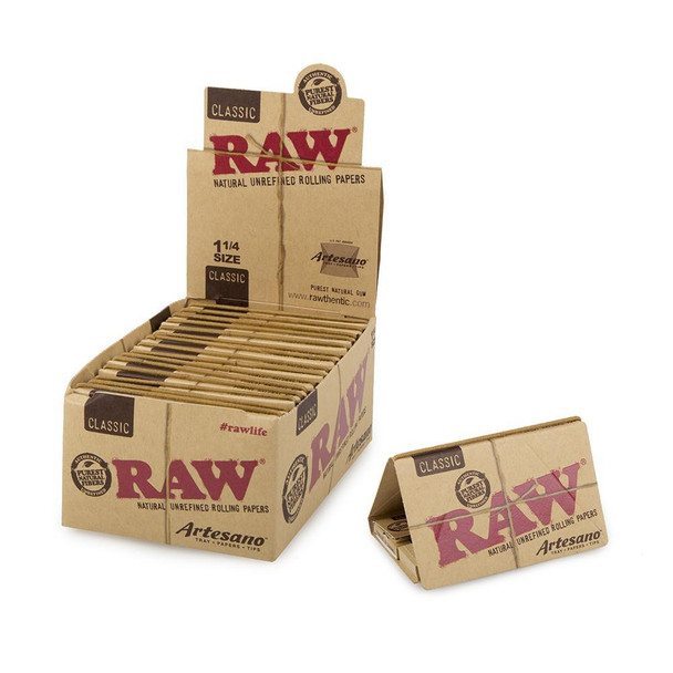 RAW - CLASSIC - ARTESANO 1 1/4 - 15 PER BOX