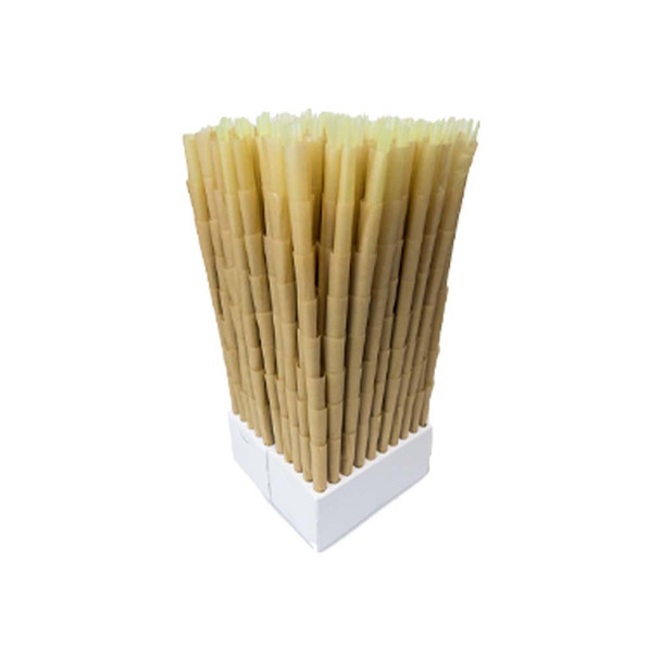 AFGHAN HEMP - NATURAL UNREFINED ROLLING PAPERS PRE-ROLLED CONES - 109/26MM SIZE - DISPLAY OF 1400 CONES