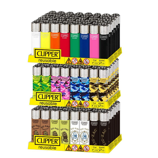Clipper 3-Tier Display Solid-Camo-ZZ - 144 CT.