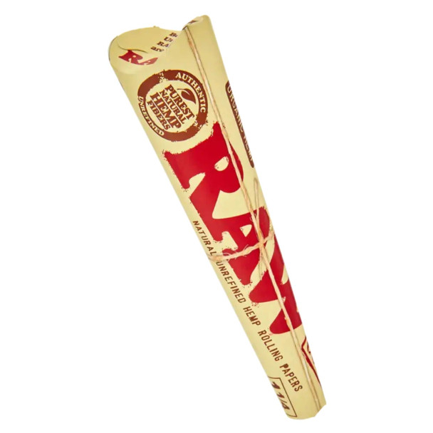 RAW - ORGANIC HEMP CONE - 1 1/4 DISPLAY - 6CT RAW - ORGANIC HEMP CONE - 1 1/4 DISPLAY - 6CT