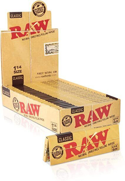 RAW - CLASSIC - NATURAL 1 1/4 - 24 PER BOX RAW - CLASSIC - NATURAL 1 1/4 - 24 PER BOX