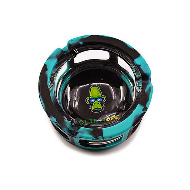 ALIEN APE - SILICONE GLASS ASHTRAY DISPLAY OF 6