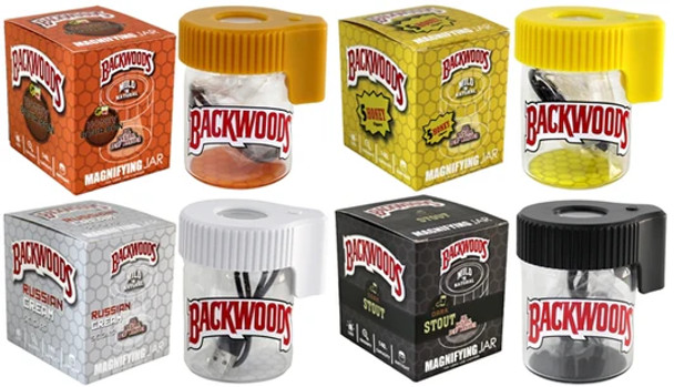 MAG JAR - JAR WITH MAGNIFYING GLASS - REGULAR MAG JAR - JAR WITH MAGNIFYING GLASS - REGULAR