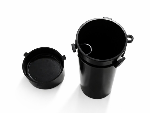 C39 - CAPSULE GRINDER W/ CIGARETTE HOLDER - MIX COLORS