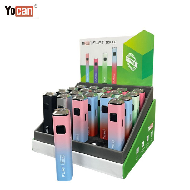 YOCAN - FLAT MINI BATTERY DISPLAY OF 20PCS YOCAN - FLAT MINI BATTERY DISPLAY OF 20PCS