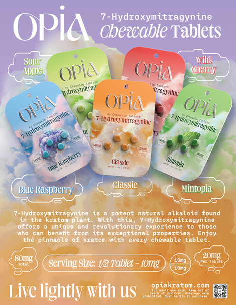 OPIA TABLET 20MG PER TABLET - 4CT PER PACK - 10 PACKS IN DISPLAY