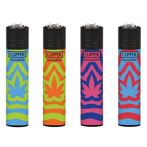 CLIPPER - LIGHTER DISPLAY - CLASSIC LARGE - (48 + 5CT) - TRIPY WEED