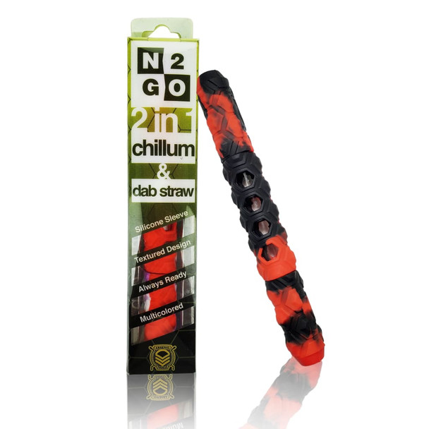 N2GO 2 IN 1 CHILLUM & DAB STRAW NECTAR COLLECTOR N2GO 2 IN 1 CHILLUM & DAB STRAW NECTAR COLLECTOR