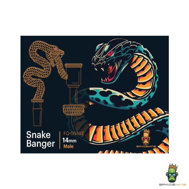 SPACE KING - BANGER - 14MM MALE - SNAKE