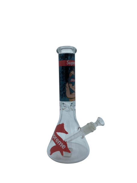 GLASS - BEAKER - GIRL WITH FACE SCARF (13.5'')