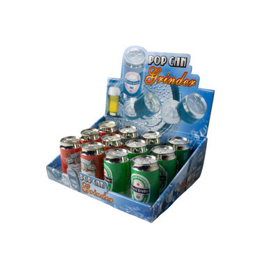 GRINDER - NOVELTY - 40MM SODA POP CAN (DISPLAY 6CT)