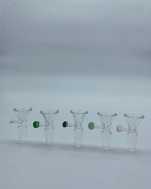 GLASS BOWL - CC59 - CLEAR FUNNEL BOWL [14MM]
