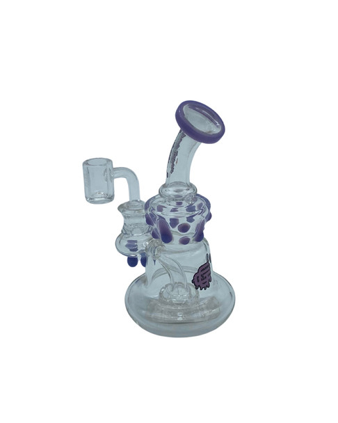 CRYSTAL GLASS - RIG + BANGER (6.5'')